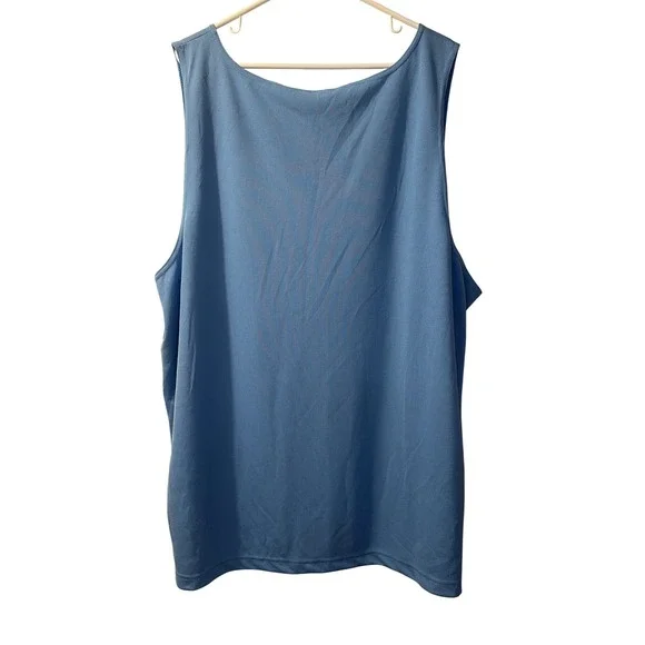 ALO YOGA Blue Racerback Basic Tank Top Athletic Workout Womens 3XL Athleisure - Picture 5 of 8